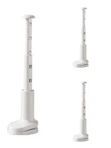 Suszarka podróżna z 5 haczykami, przenośny składany wieszak na pranie do użytku w hotelach, nie wymaga wiertarki, chowany gadżet do suszenia