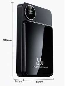 Powerbank Magsafe de 10,000mAh compatible con iPhone - Negro - Ver 6