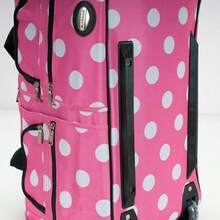 Rockland Bolsa de con ruedas, , 7.62, Bolsa de con ruedas(Rosado con puntos) - Tipo 14 - Ver 11