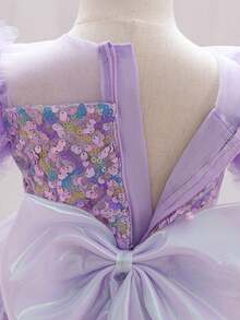 Young Girls Partywear - Purple - View 8