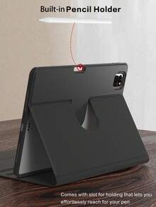 适用于 iPad 的旋转保护键盘套,兼容 iPad 第十代,采用 PU 皮革材质,适用于 iPad 10.2 英寸、9/8/7 英寸、Air 3/10.5 英寸、Pro 11 英寸(2018/2020/2021/2022 年款),配备亚克力背板和 Apple Pencil 插槽,适用于 iPad (A16) 11 英寸第十一代(2025 年款),支持 3 档角度调节,兼容 iPad Air 4/5/11 英寸 (M2) 2024 年款/(M3) 2025 年款,内置 150mAh 电池 - 黑色 - 黑色 - 查看 12