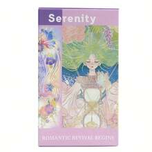 风与阳光塔罗牌，精美艺术设计，派对娱乐卡牌，图案清晰可爱，非常适合节日派对和游戏，节日游戏卡牌，圣诞节，万圣节，生日礼物 - 彩色 - 查看 10