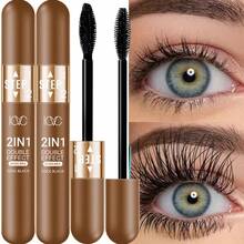 二合一防水 3D 黑色睫毛膏 - 持久、防晕染、保湿、自然卷翘和丰盈睫毛 - 二合一睫毛膏1支 - 查看 1