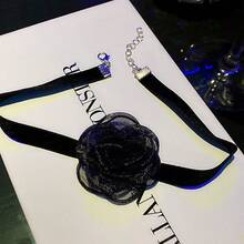 1 件芭蕾舞女孩项链，性感丝带蝴蝶结颈链项链，派对、节日珠宝配饰 - 1PCS - 查看 11