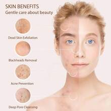 Face Scrubber Cleansing Brush Exfoliator Skin Care Products Products Powered Wash Exfoliating Spin Cleanser Cleaning Scrub Including Heads Sapphire - 淡紫色紫水晶 - 查看 5