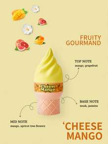 100ml Ice Cream Shap Fragrance, Women's Fragrance, Limited Edition Aromatherapy Indoor, Outdoor Air Freshener Fragrance, With Long-Lasting Natural Freshness And Charming Essentials, Release The Elegant Geneiro Vanilla Coconut Blossom Fruity Citrus Wood Aquatic Ocean Sea Scent, Suitable For Dates, Parties, Parties, Travel, Vacations, Families, Hotels, Offices, Ideal Christmas Gifts For Family, Relatives And Friends