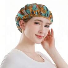 1 pieza Gorro de chef unisex, accesorio de cocina cómodo y duradero - Gorra elástica a prueba de polvo, adecuado para panaderos y profesionales de cocina - Diseño de una sola pieza de moda, se ajusta a todos los tamaños