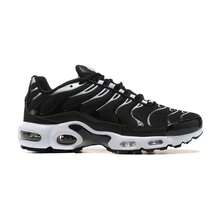 Air TN Plus Max Black Premium Vapor White Bubble Shock Absorber Springs Sneakers - Black and White - View 2