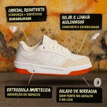 KS Men's White Sneakers – Casual And Comfortable, Lightweight, Skater Style, 2025 Release, Modern Streetwear 38–43 - 白色 - 查看 4