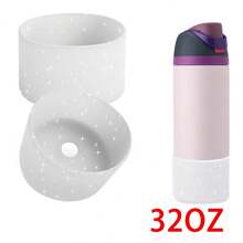 1个硅胶杯套 - 防滑保护水瓶套，适用于14/16盎司、24盎司、32盎司、40盎司水瓶，是节日派对、礼品和家居装饰的理想之选 - 杯子配件 - 彩色 - 查看 36