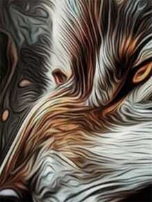 舒适鲜艳狼纹全印花圆领短袖衬衫 - 男士时尚图案印花，适合日常休闲户外活动和居家活动 - 彩色 - 查看 6