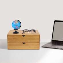 Desktop Storage & Display Box - Colore del legno - Visualizzare 9