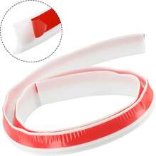 Waterstop - Tira de ducha para umbral de agua, autoadhesiva, silicona, impermeable, barrera para baño y cocina (blanco, 100 cm) - blanco 50cm - Ver 8