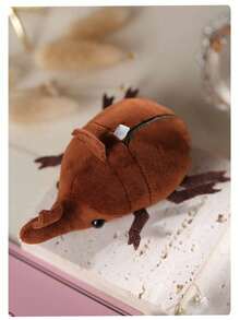 毛绒昆虫系列玩偶 - 甲虫毛绒蛾钥匙扣背包迷你甲虫毛绒玩偶 - 12*6*10厘米 - 彩色 - 查看 17