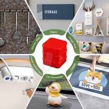 Reusable Multifunctional Double-Sided Tape (With Box), Strong Adhesion, High Resistance, Detachable, Washable Without Leaving Traces, Suitable For Home Decoration, Party Decoration, Photo Decoration, Posters, Photo Frames And Other Scenes Of Pasting And Fixing Wall Stickers Room Decor Wall Decor Wall Sticker Bedroom Decor Kitchen Decor