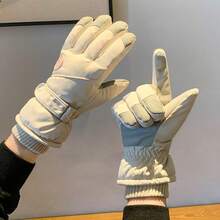 Cycling Ski Gloves/Women's Winter Gloves/Winter Cycling Gloves/Fleece And Thickened Warm Gloves - Multicolor - View 6