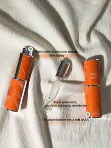 8ml Premium Velvet-Feel Perfume Atomizer - Refillable And Portable, Ideal For Travel And Daily Use, Great Gift For Family And Friends, Perfect Travel Accessory, Travel Essential, School Supplies, Holiday Camping, Holiday Must-Have, Mini Vacation Perfume, Men's Cologne, Beach Travel Essential, Summer School Accessory, Back To School - Multicolor - View 2