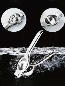 Heavy-Duty Stainless Steel Lemon Juicer With Ergonomic Lever Handle & Large Capacity Bowl - Heavy-Duty 403 Stainless Steel, Efficient Lever-Operated Press For Citrus Fruits, Apples, Pears - Easy-Clean Design, Sturdy Base & Stable Lever Mechanism - Multicolor - View 4