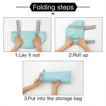 1个可折叠足浴盆，便携式旅行足浴盆，露营洗脚袋，家用足浴盆，旅行保温足浴袋，足浴桶