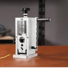 Pelacables manual, pelacables de cobre de 0,06'' a 1,5'' con manivela o taladro, referencia de profundidad de pelado visible, pelador de cables portátil con marco de aluminio para reciclaje de chatarra de cobre - 0,06'' a 1,5'' - Ver 9