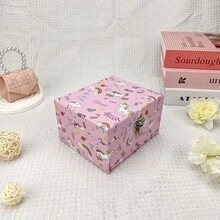 1个长方形粉色独角兽旋转木马音乐盒，卧室/客厅装饰，中等容量带抽屉，多层纸质首饰收纳盒，适合情人节、开学季、生日、婚礼、派对、日常礼物 - 粉紅小馬 - 查看 8