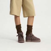 Adidas Women's 2026 New CAMPUS 00S Bread Shoes, Mid-Top, Thermal Lining, Thick Sole, Casual Shoes JR3736 - Brown - View 7