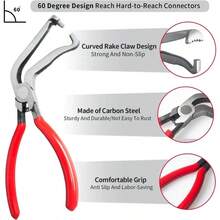 4 Pieces Electrical Disconnect Pliers For Cars, Electrical Connector Separator T - default - View 5