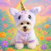 Traumpony-Verwandlungskostüm, Lila