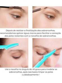 Kit 36 Units Eyebrow And Face Blades Razor Hair Removal Design Facial Hair Removal Eyebrows - Multicolor - View 2
