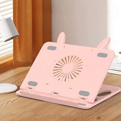 360° Rotating Tablet/Laptop Stand, Universal ABS Portable Foldable Holder With Non-Slip Silicone Pad, Adjustable Angle, Suitable For Office, Study, Drawing - Multi-Device Stand