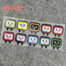 7-Color Laser Luminous Wheel Reflective Stickers (20pcs/Pack), Waterproof & Wear-Resistant 3D Reflective Warning Stickers, Suitable For Cars/Motorcycles/Bicycles, Outdoor Sports Safety Accessories - Multicolor - View 15