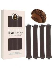 Set de 5 rizadores sin calor con gorro de baño, gorro de noche de satén y accesorios. Accesorio multifuncional para el cabello, ideal para diversos peinados. Perfecto para el trabajo, yoga, cocina, deportes, etc. Crea ondas grandes. También para viajes. Productos y herramientas para el cabello. Accesorios de peluquería. - Multicolor - Ver 8