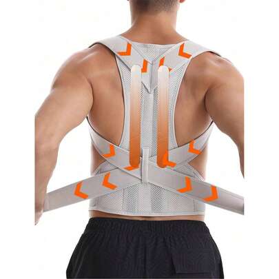 Adjustable Male And Female Back Correctors, Shoulder Correctors, And Full Back Support To Relieve Upper And Lower Back Pain - Scoliosis, Improve Back Posture, And Provide Lumbar Support