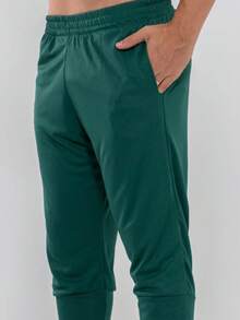 Men's Dry Fit Pants With Pockets – Comfortable, Lightweight And Sporty Style Palm Tree Green - 綠色 - 查看 9