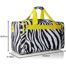 Rockland Duffel Bag(48.26cm amarillo cebra) - Tipo 7 - Ver 6