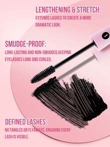 MISSLYN-3PCS Black Joker Eye Makeup Set, Black Joker All In One Mascara, Multi-Effect In One, One Multi-Effect, Curling, Thickening, Lengthening, No Caking, Anti-Smudge,Dip Eyeliner 1Pc Eyeliner Pencil, Liquid Eyeliner, Long Lasting Eyeliner, Creamy Eyeliner Gel - #1+#10+#4 - 查看 5