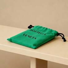 Bottega Veneta BV Parrot Green Large Canvas Shoulder Bag - Unisex Compact Design For Everyday Use