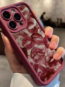 For IPhone 16 Pro Max/16 Plus/16 Pro/16/15 Pro Max/15 Plus/15 Pro/15/14 Pro Max/14 Plus/14 Pro/14 Pro/14 Pro/14 Pro/14 Pro/14 Pro/14 Pro/14 Pro/14 Pro/14 Pro/14 Pro/14 Pro/14 Pro/ 14 Pro/14 Pro/13 Pro Max/13 Pro/13 Pro/13 Pro/13/12 Pro Max/12 Pro/12/11 Pro Max/11 Pro/11/2 GalaxyS22/S22PLUS/S22ULTRA/S23/S23PLUS/S23ULTRA/S24/S24PLUS/S24ULTRA/S25/S25PLUS/ S25ULTRA Protective Case: Shockproof And Stain-Resistant Case, Soft Case, Ultra-Thin Case, Red Lip - 1pc - 查看 2