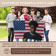 Youngboy Never Broke Again American Flag 3*5FT, Youngboy Concert Flag, Youngboy Rapper Banner, Hip Hop Poster,2025 Youngboy Bedroom Party Decorations College Dorm Decor - 白色 - 查看 5