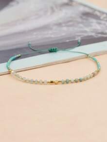 1PC/Elegant Retro/Natural Stone Bracelet/Multi Functional, Versatile/Suitable For Daily Commuting, Holiday Parties, Gifts For Family And Friends, Birthday Gifts, And Preferred Gifts For Ladies, Couples, And Girlfriends On Holidays - Multicolor - View 5