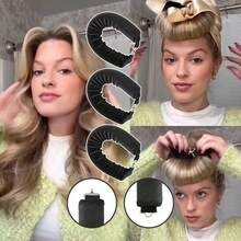 四件套卷发器套装，缎面无热卷发器套装，包含卷发棒、头带卷发器和电卷发器，可睡眠时使用，高回弹橡胶填充，柔软耐用，礼品，美发工具，美发用品，旅行必备，旅行，理发师，发型师，理发师配件，情人节，美发用品，发型师，理发店，沙龙，度假必备，美发产品，理发店，情人节礼物，女士旅行必备，发型师工具 - 咖啡 - 查看 6