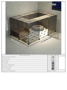 Black High-Density Pet Fence, Indoor Balcony Anti-Escape Wrought Iron Railing Fence, Suitable For British Shorthair Cats - Multicolor - View 18