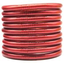 Set de 9 piezas de pulseras de silicona con encantos, pulseras de bangle a prueba de agua para mujeres - Multicolor - Ver 16