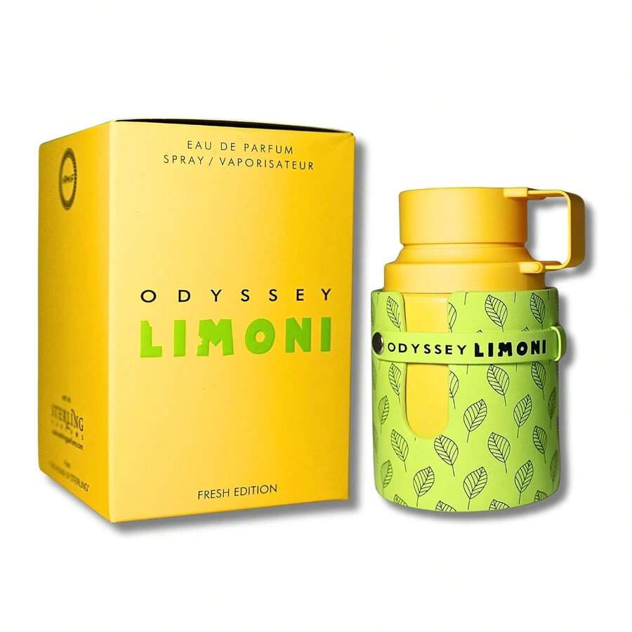 Armaf Odyssey Limoni Fresh Eau De Parfum For Unisex – 3.4 Oz | Vibrant Lemon Citrus Scent, Refreshing Marine & Ginger Notes, Long-Lasting Fragrance For Everyday Wear - Citrus Aromatic - 查看 1