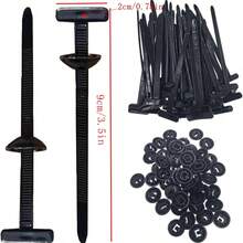 Heavy Duty Self-Locking Brand New Nylon Zip Ties With Black Plastic Buckle Heads - Thick High Strength UV Resistant Fasteners, Suitable For Automotive, Home, Office And Outdoor Use - Multipurpose Organizing Tool