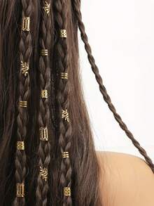 40pcs/Set Mixed Shapes Dreadlock Hair Ties, Suitable Braiding Hairstyles, Adjustable Hair Bands All Seasons, Hollow Leaf Metal Hair Ties, Dreadlocks Bead Hair Braiding Rings Clips Dreadlocks Metal Cuffs Decor/Accessories Jewelry, Unisex All-Season Wearable,Stocking Stuffers,Stocking Fillers,Stocking Stuffers For Women,Stocking Fillers Women,Christmas Gifts,Gifts,Christmas Stocking Fillers,Gifts For Women,Gift,Christmas Gift,Stocking Stuffers For Adults,Stocking Fillers For Adult,Hair Stuff,Women's Accessories,Stocking Stuffer,Coming-Of-Age Hair Accessory,Christmas Hair Accessories,Gift Ideas For Women,Beauty Stocking Fillers,Christmas Gifts For Women