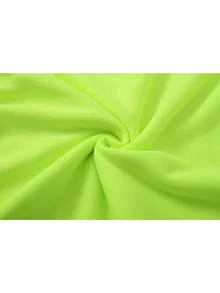 Men's Autumn And Winter Tops, Men's Fleece Jackets, Simple And Pure Color, Thickened Fleece, Warm In Winter, Windproof When Going Out - 螢光黃 - 查看 8