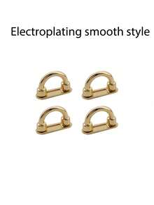 4pcs Adjustable Arch Buckles, Suitable For Handbags And Straps - Adjustable Chain Buckles, Applicable For Luggage And Fashion Accessories, Bag Clasps, Wallet Hardware Hanging Connectors With D-Ring, Detachable, DIY Wallet Making - Multicolor - View 17