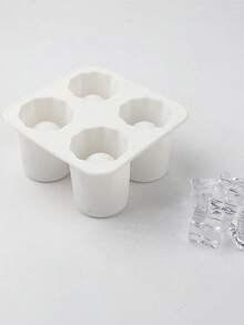 1入組冰杯模具，DIY中空冰塊製作工具，為美式酒吧打造創意冰瀑 - 黑色 - 查看 6