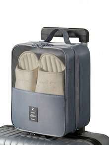 Waterproof Travel Shoe Bag, 3-Layer Multifunctional Vacation Shoe Storage Bag, Portable Shoes Organizer, Luggage Trolley Insert Shoe Box, Bedroom Shoe Organizer Bag, Business Travel Shoe Storage Bag Boot Bag Shoes Case Shoe Storage Box Shoes Organizer Accessories For Travel Vacation Cruise Holiday Travelling Bag Travel Stuff Essentials For College Dorm Home School - Multicolor - View 5